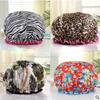 1Pc Thick Waterproof Bath Hat Double Layer Shower Hair Cover Women Supplies Shower Cap Bathroom Silk Bonnet Satin Bonnets Wrap
