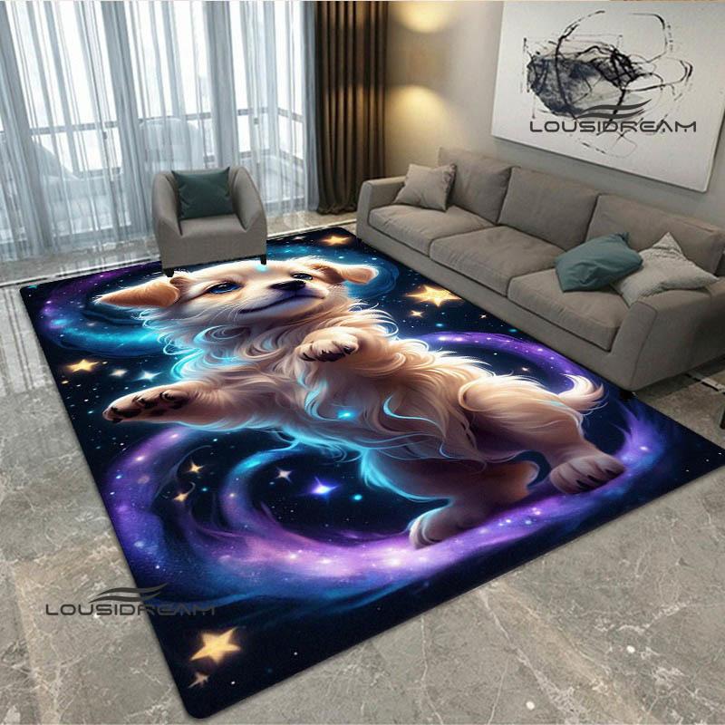 3D Cute dog printed carpet kitchen mats Non -slip carpet outdoor carpets area rug bedroom decor pink room decor birthday gift