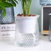 2024 Transparent Self Watering Flower Pot Plastic Plantpot Dual-layer Automatic Lazy Potted Hydroponic Flowerpot for Home Decor