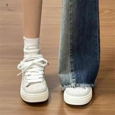 Одинарная обувь розовая кожа леопардовая вставка ретро кеды нишевая универсальная студенческая повседневная обувь-хлебцы