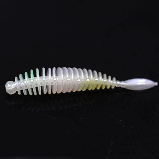 Удобная гибкая ловля рыбы, прочный мягкий ПВХ, ловля форели, искусственный червь, приманка для плавания, приманка