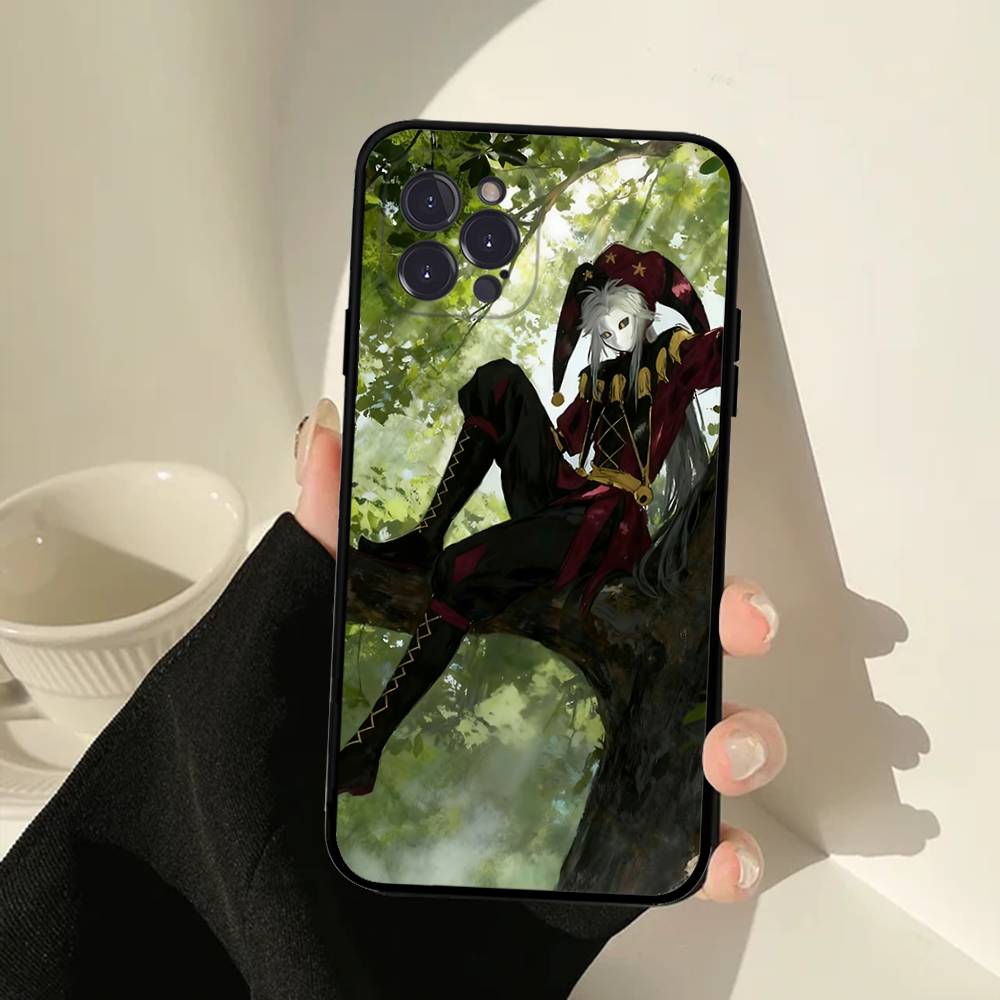 Чехол для телефона 'Цирк уродов' Пьеро для iPhone 17 16 15 14 11 12 13 Pro Max Plus Mini Мягкая задняя крышка