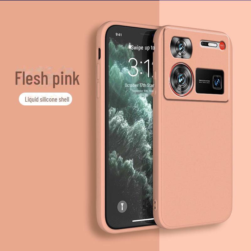 Совместимый защитный чехол Nubia Z70 Ultra Liquid Silicone Anti-Fall