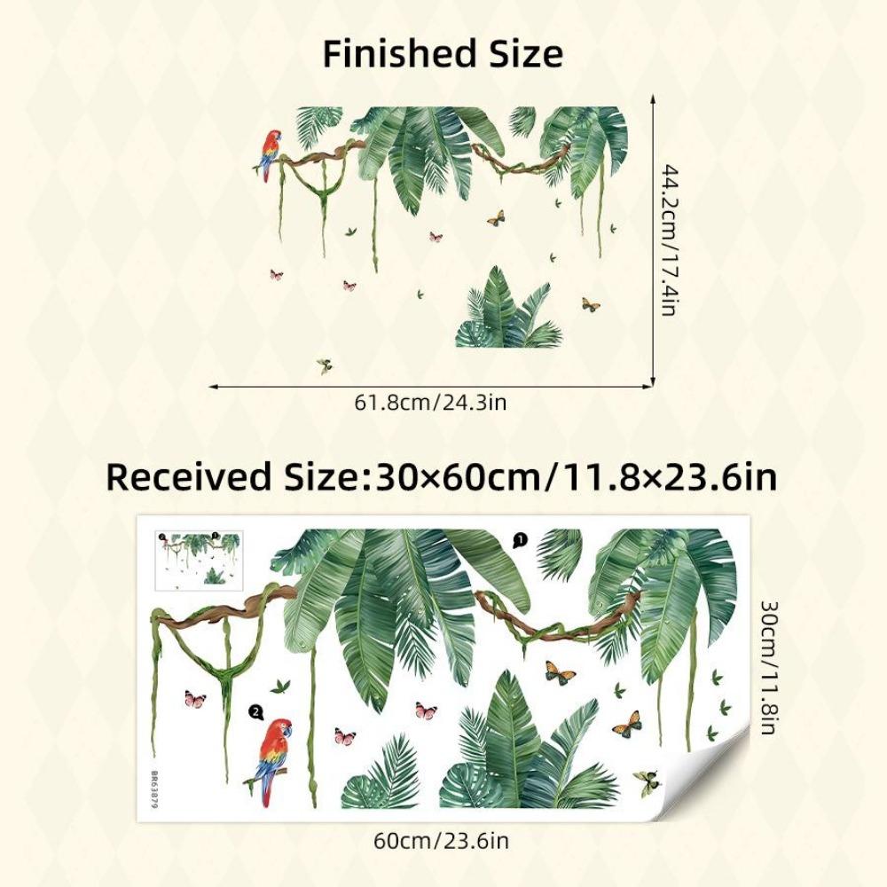 Двусторонняя красочная наклейка на стену с изображением бабочек и цветов, электростатическая паста, паста для оконного стекла, видимая декоративная наклейка на стену