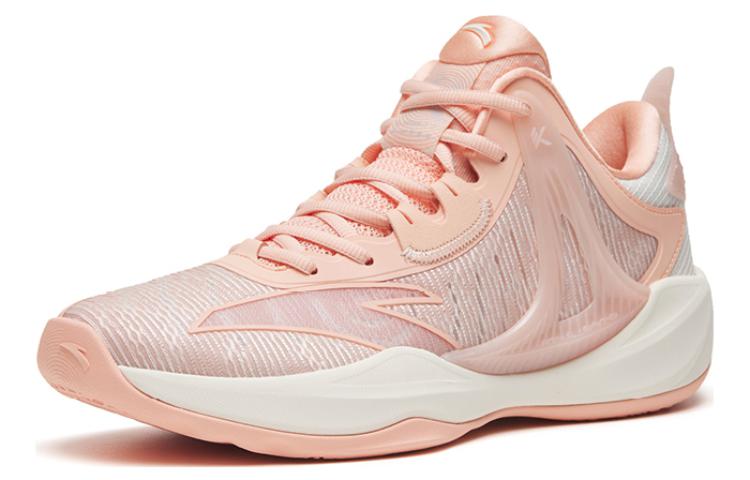 Men's Sneakers Anta Light Cavalry 8 Slip Resistant Abrasion Resistant Low top Basketball Shoes Men's Pink