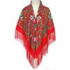 Women's Outer Printed Ethnic Style Tassel Shawl