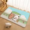 Kwai Anime Yier Bubu Floor Mat Floor Mat Soft Flannel Non-Slip Door  Rug for Living Room