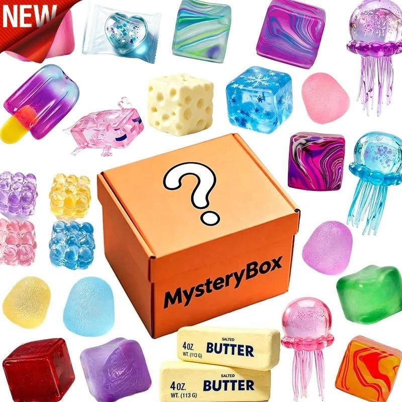 Nice Cube Сюрприз Непрозрачная Коробка Оригинальный Soda Fidget Cube Мягкая Сквиши Игрушка-Сжималка Загадка Сенсорная Снятие Стресса