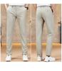Men's Summer Elastic Waist Four-Way Stretch Business Trousers