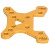 Front Shock Absorber Board Damping Plate Fit for Wltoys 144001 114 RC Car Spare PartsGold Y