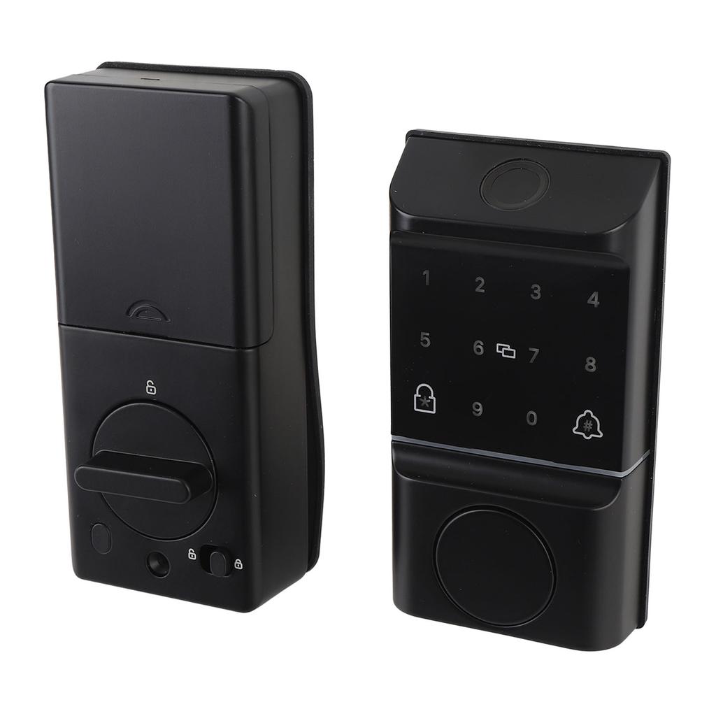 Умный дверной замок с отпечатком пальца, полупроводниковое распознавание виртуального пароля, 5 способов разблокировки, простота в использовании