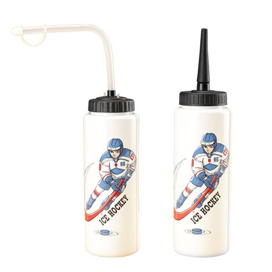 Спортивный чайник без запаха, хоккейный узор, многоразовый, 1 л, MTB, дорожный велосипед, велосипедная бутылка, уличная наполняющая вода