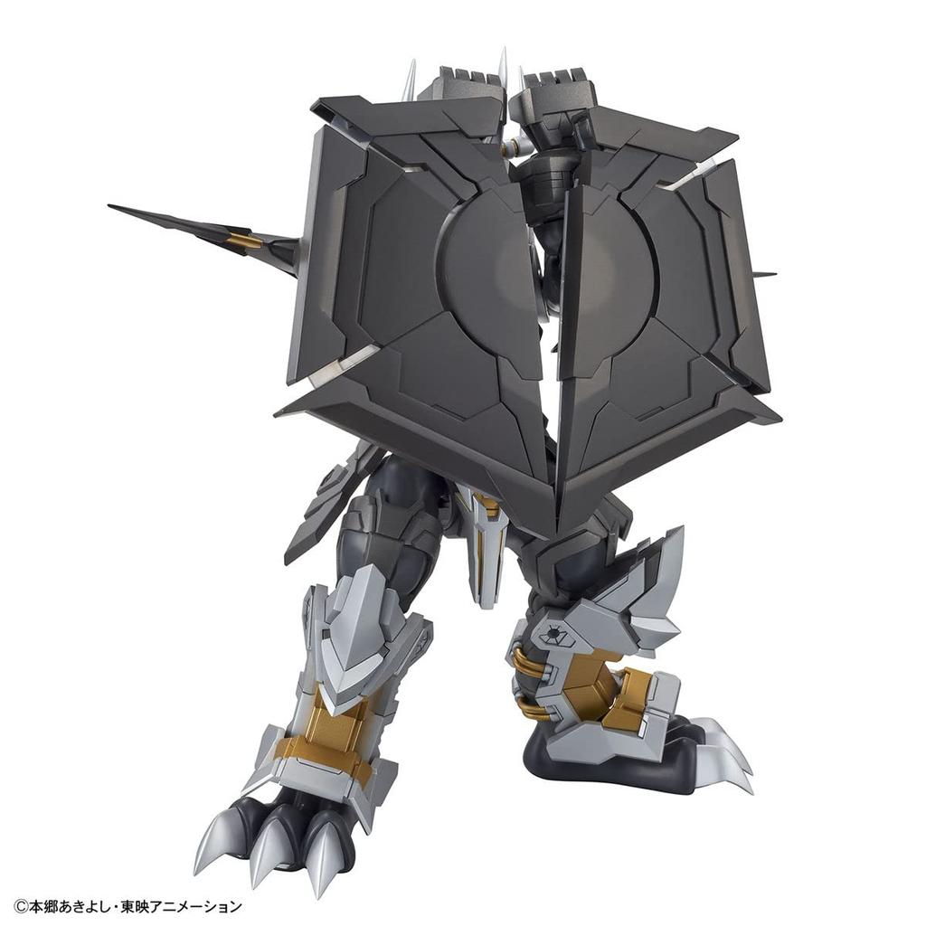 Standard Digimon Adventure Black War Greymon Plastic Model Figure-rise Color-coded