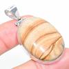 Picture Jasper Handmade 925 Sterling Silver Jewelry Pendant 2.01" T4v89