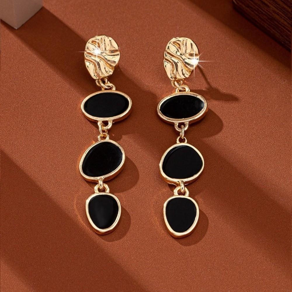Contrasting Earrings Studs Colorful Women Drop Earrings Fashion Colored Ear Studs Holiday