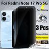 Для Redmi Note 17 Pro 5G Защитное стекло с защитой конфиденциальности для экрана Для Redmi A3 A5 A7 17C Note 17 Pro Max 4G 5G Защитная пленка из стекла