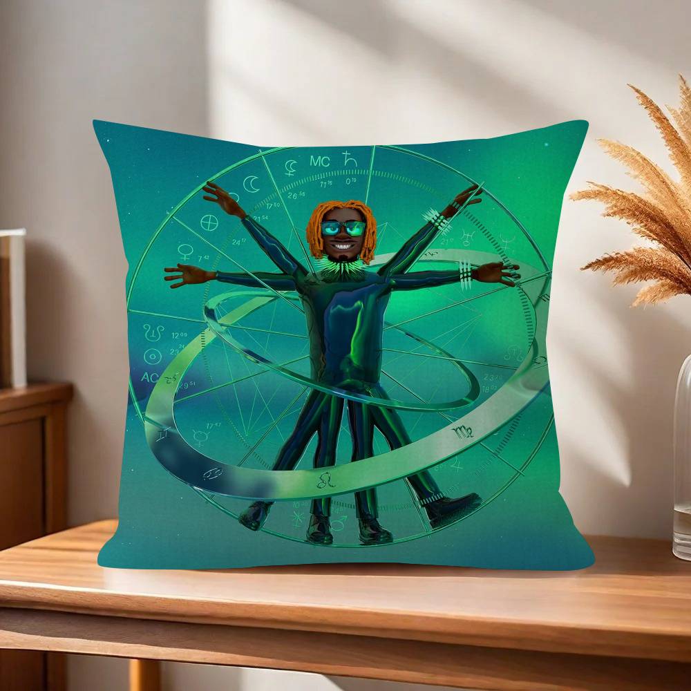 Singer Gunna Hot Album Pillowcase toon Gift Cushion Cover Bedroom Home Sofa Chair Seat Decor pillow case
