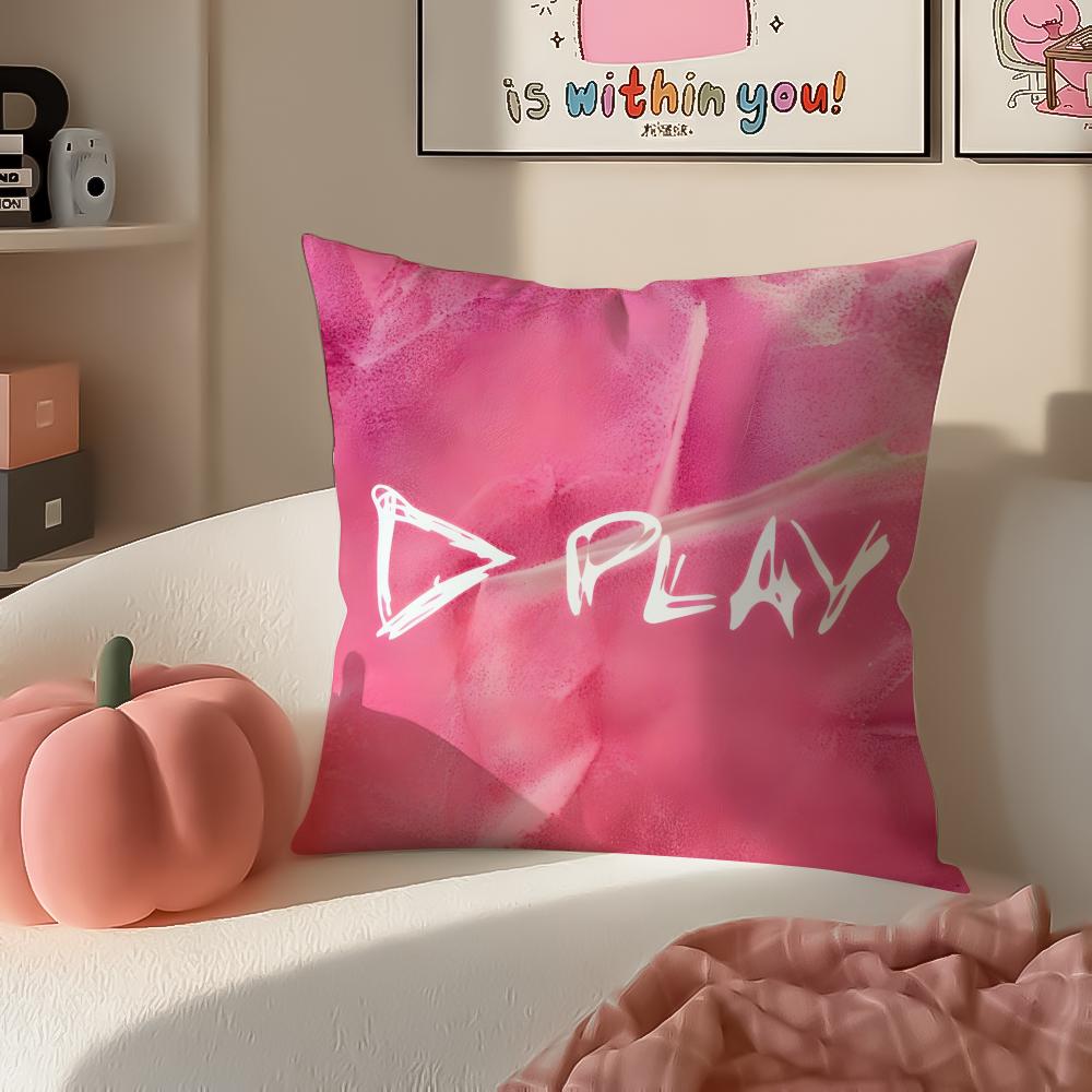 Melodic Pop British Singer EEd Sheeran Cushion Cover Pillowcase Short Plush Invisible zipper Room Sofa Cushion Cover