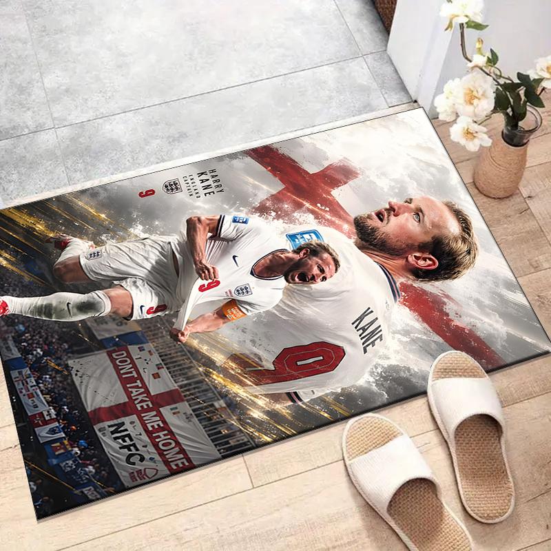 1pc Harry Kane2 Design Printed Area Rug Carpet for Bedroom Living Room Home Decor Rugs Mat Non Slip Mat Rug for Bedside