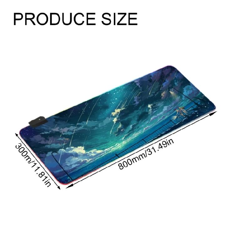 Gaming Mousepad PC Accessories Desk Mat Gaming Mat Extended Pad Mouse Gamer Desk Interior Mouse Pad Mouse Mat with LED