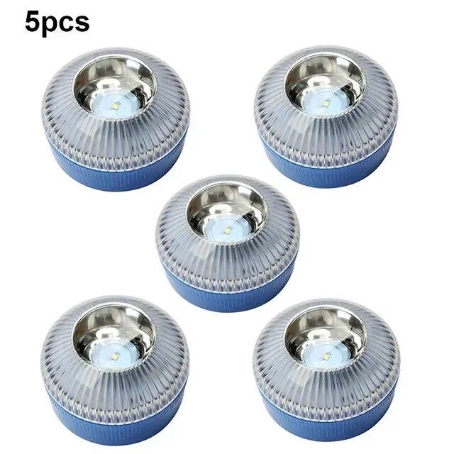 Новейший портативный аварийный светильник V16, сертифицированный автомобильный аварийный маяк оранжевый/синий/красный магнитный индукционный стробоскоп