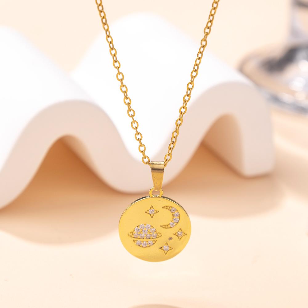 Женское титановое ожерелье на ключицу: Легкая Роскошь Циркон Бриллиант Мода