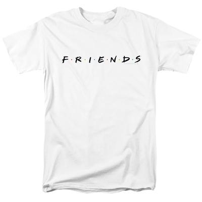 Футболка мужская с логотипом Friends белая, официально лицензированная