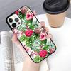 Hibiscus Flowers Floral Hybrid Mobile Phone Cases Cover For iPhone 17 Air 16 15 14 12 13 11 Pro MAX apple Plus Coque