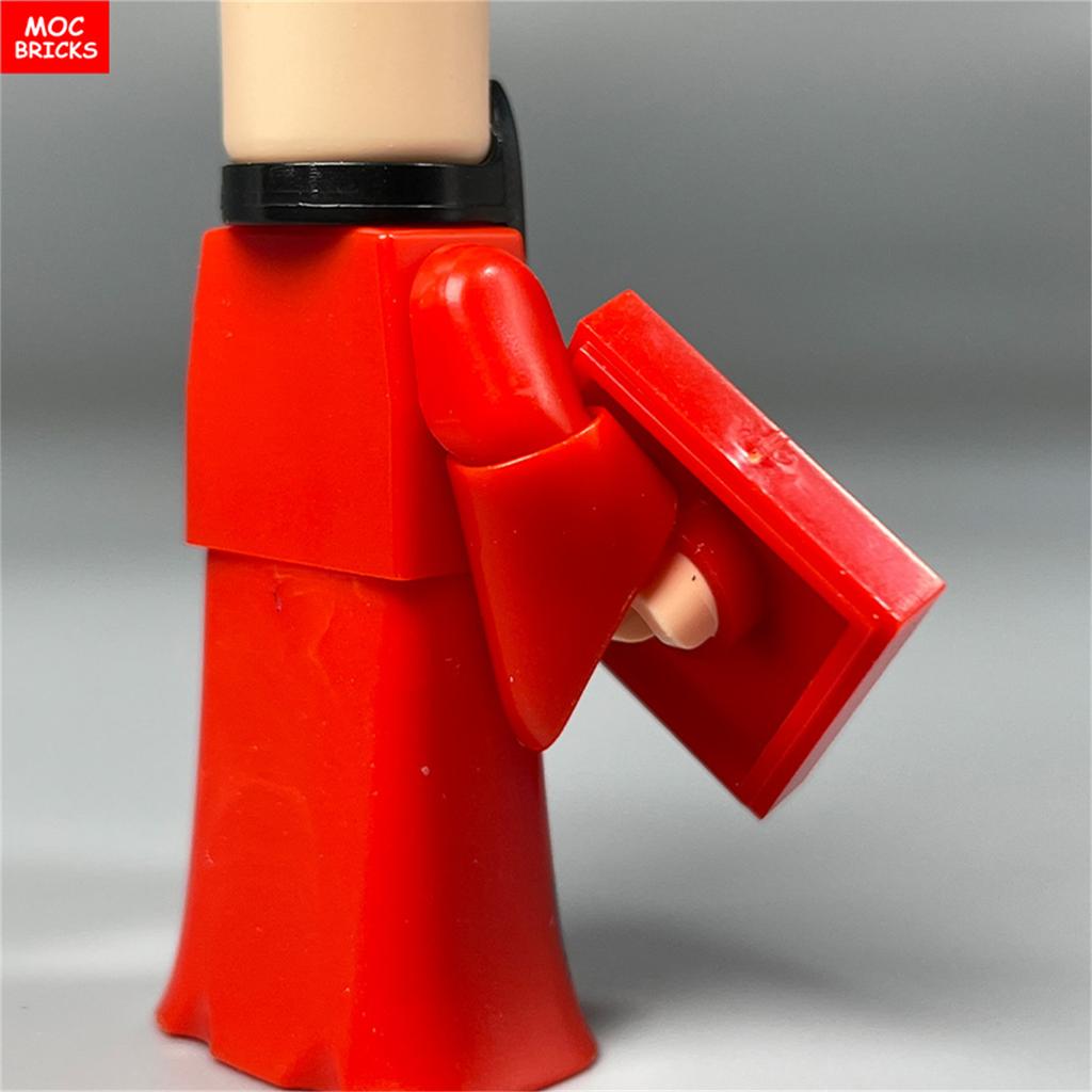 Нетоксичные кубики Moc Кот Удачи Подарок на Праздник Весны Мини-пластиковая петарда 64728 Украшение для Китайского Нового Года Строительные блоки
