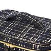 Francfranc Tweed Vanity Pouch Black S Makeup Box Cosmetic
