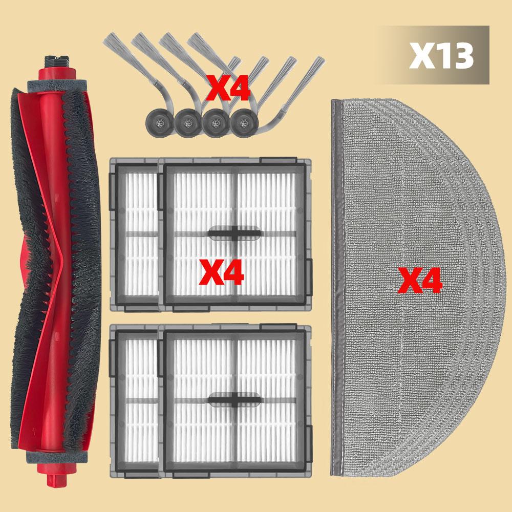 Подходит для Roborock Q8 Max Pro / Q8 Max Pro Plus / Q8 / Q8 Plus Основная Боковая Щетка Тряпки для Швабры Фильтр Пылесборник Аксессуары Замены