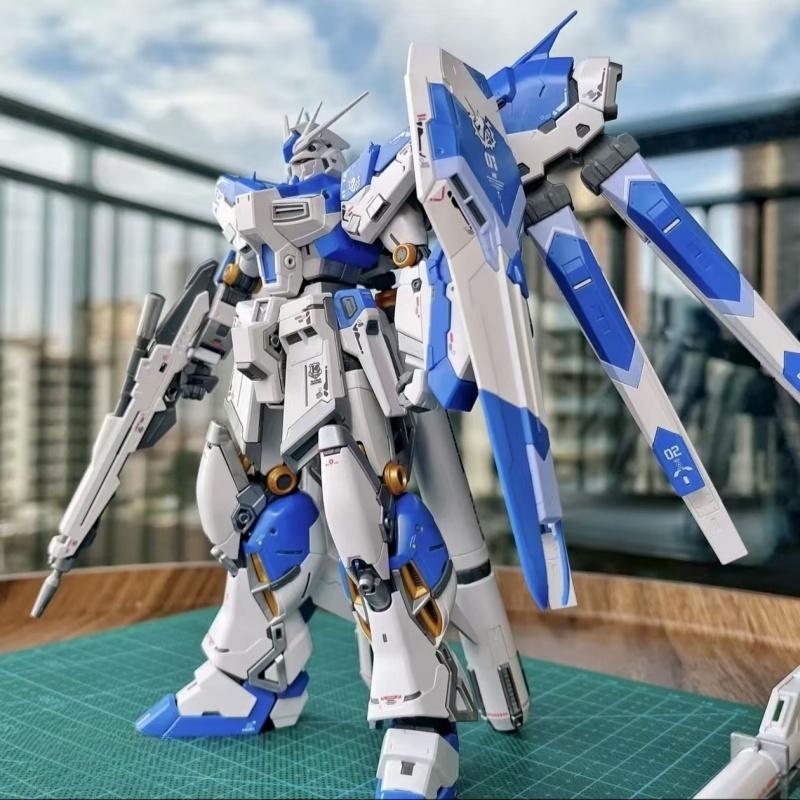 Модель из аниме RG RX-93-V2 HI-V Модель из аниме Фигурка для сборки Подвижная модель Игрушки Подарок Коллекционная