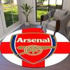 Arsenal F Round Area Rug,Carpet Rug for Living Room Bedroom Sofa Playroom Decor,Non-slip Floor Mat