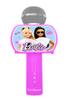 Microphone Barbie Sans Fil Avec Enceinte, Une Fonction Changement De Voix, Un Support Téléphone Rétractable Et Une Option Bluetooth