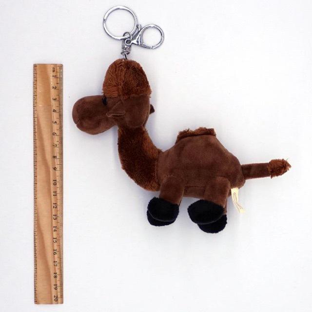 Plush Camel & Alpaca Keychain - Cartoon Animal Doll Pendant Gift