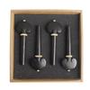 4Pcs Cello Tuning Pegs Smooth Fine Adjustment Ebony Wood Orchestral Strings Accessories Parts