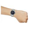 Casio EDIFICE Простой Бизнес Водонепроницаемость 100м Кварцевый Механизм Стальной Ремешок Японские и Корейские Часы Мужские Часы Черный Циферблат EFV-140D-1AV