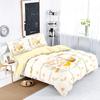 Cartoon Motif,Microfibre Bedding Sets, Children's Bed Linen with Zip Room Decor Duvet Cover for Teenagers Adult 3-Piece