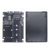 MSATA SSD Solid Disk NGFF To SATA3 External Hard Drive Enclosure Adapter M.2 Sata Protocol To Adapter Double Purpose