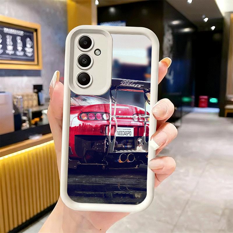 Чехол для телефона Samsung Galaxy S26 S25 Ultra S24 FE Япония JDM Спортивные автомобили Тема Оболочка S23 Plus S22 + S21 S20 5G Мягкий силикон Веселый