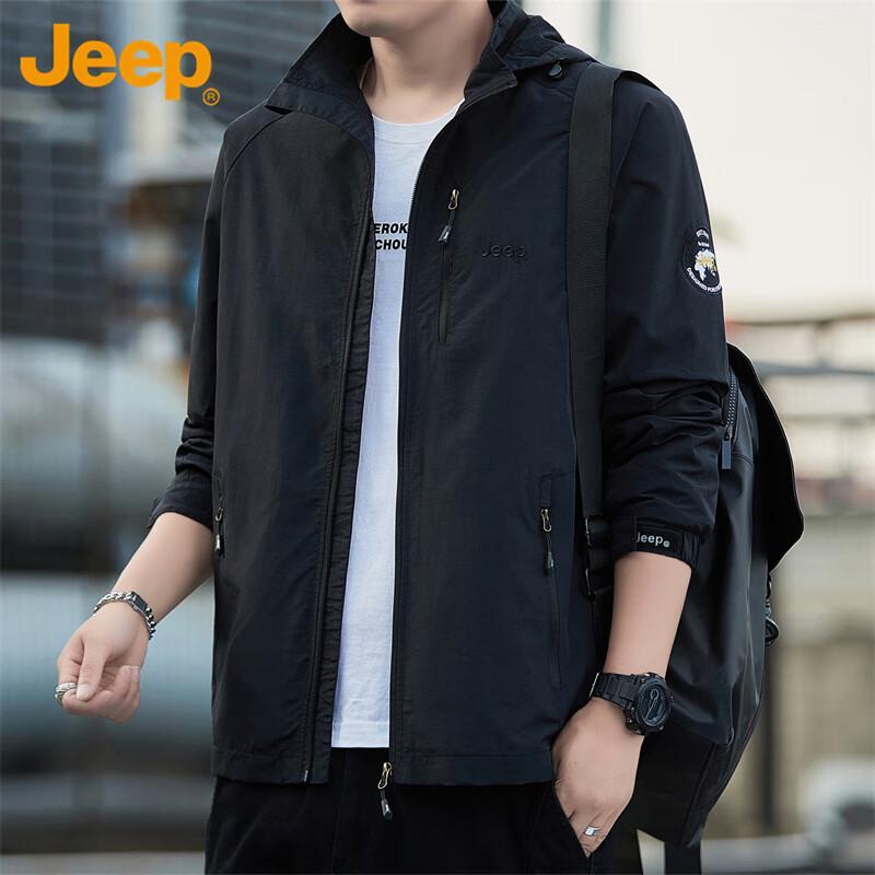 JEEP Men's Casual Hooded Jacket