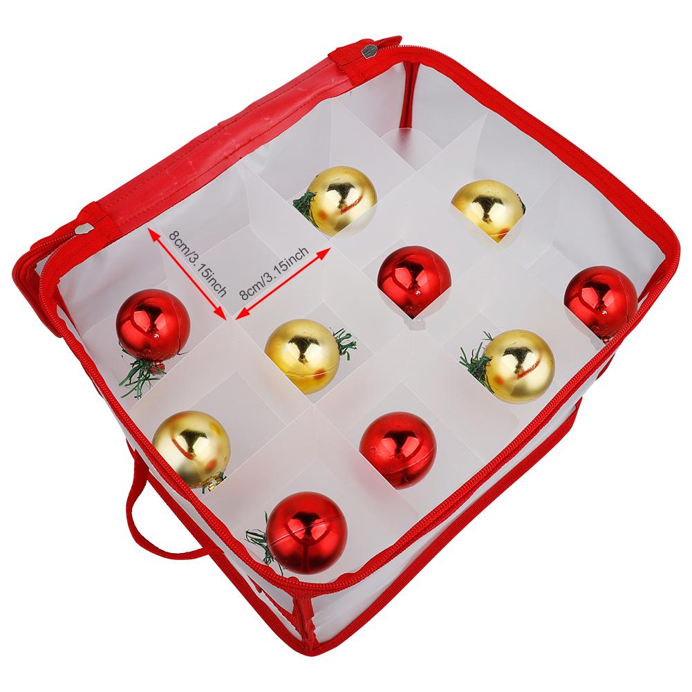 Transparent Christmas Storage Bag Convenient Collapsible Empty Storage Box for Christmas Light