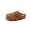 Kids Retro Birkenstock-Style Slip-On Closed-Toe Sandals TPR Sole Casual Flat Shoes Girls Boys