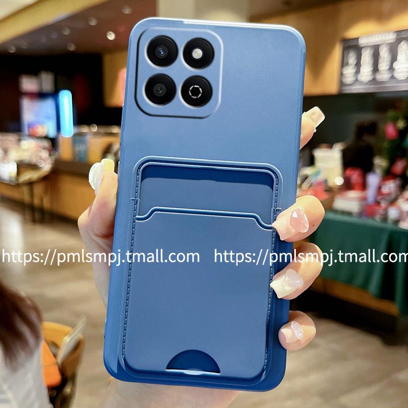 Чехол-кошелек с держателем для карт For Honor 400 Smart G для Huawei Honor400 Smart X7d 4G, матовый, из мягкого силикона, защитная задняя крышка