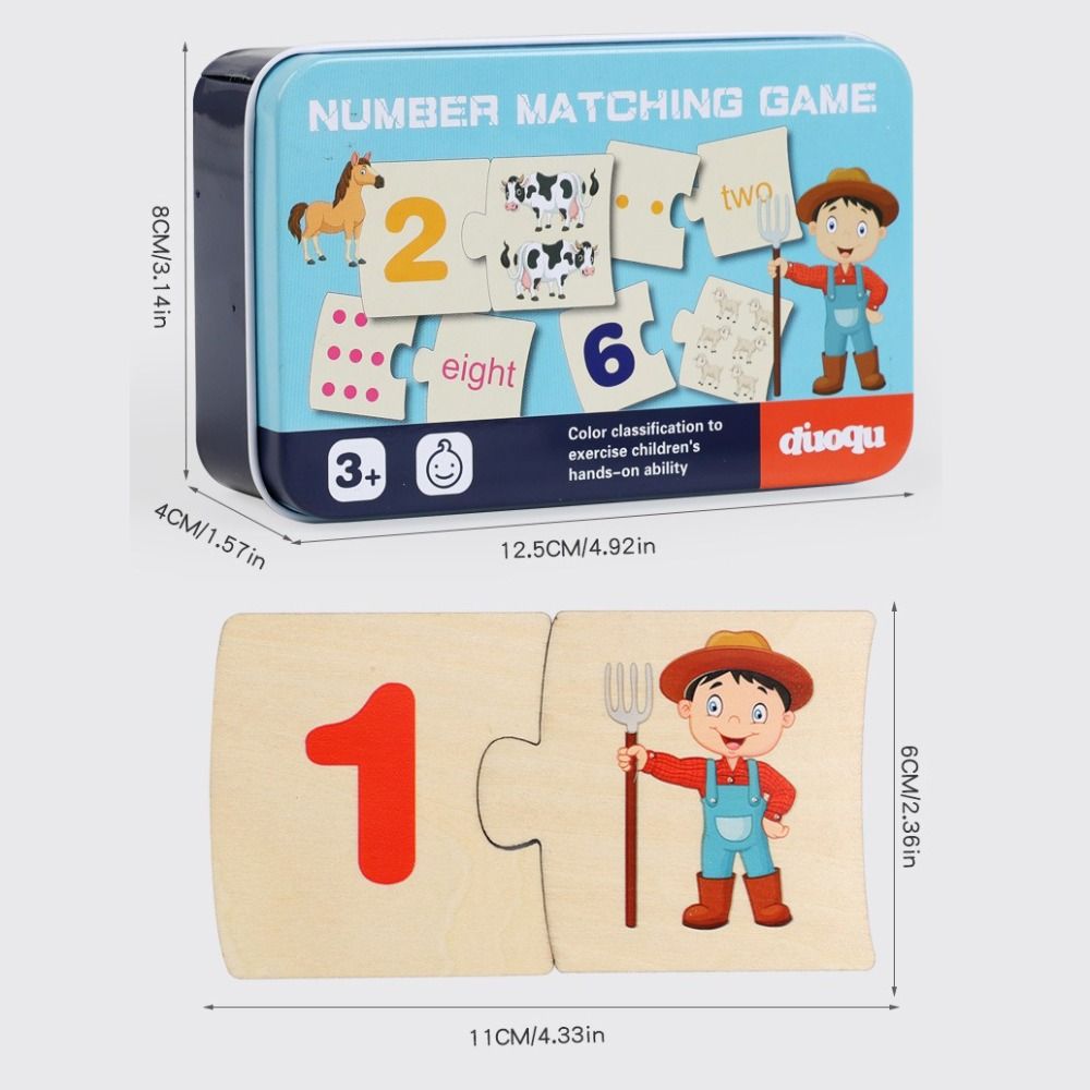 Thicken Number Matching Toys Multifunction Logical Thinking Game  Mathematics Teaching