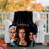 Hocus Pocus Flannel Blanket Soft Warm All-Season Throw, Design for Camping, Car Travel, Hiking Sofa, Bed, Office Perfect Gift for Parties