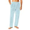 Men's Drawstring Pocket Flannel  Pants Homewear Sleep Pants