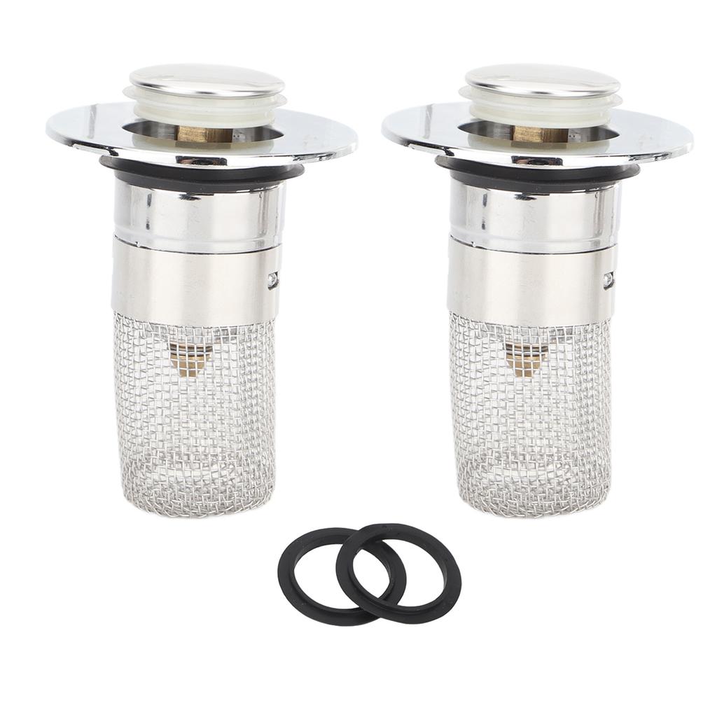 2 шт. заглушка для раковины в ванной комнате, сменный фильтр для слива волос, съемный