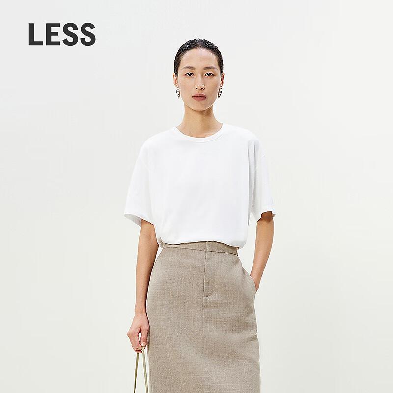 LESS 2025 Summer Loose Short-Sleeve T-Shirt