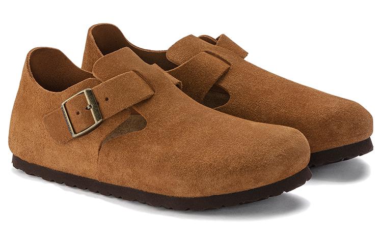 Birkenstock Женская London Suede Leather 'Mink' 1023650